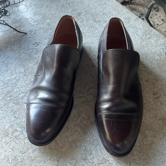 J.M. Weston 🔥Sale🔥brown leather shoes Made in France 🇫🇷 - Picture 1 of 7